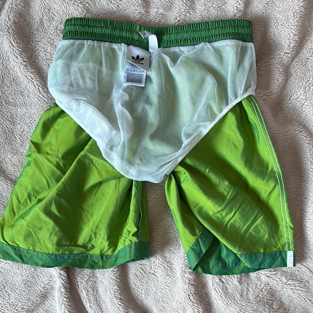 Adidas Green Athletic Shorts - Picture 5 of 5